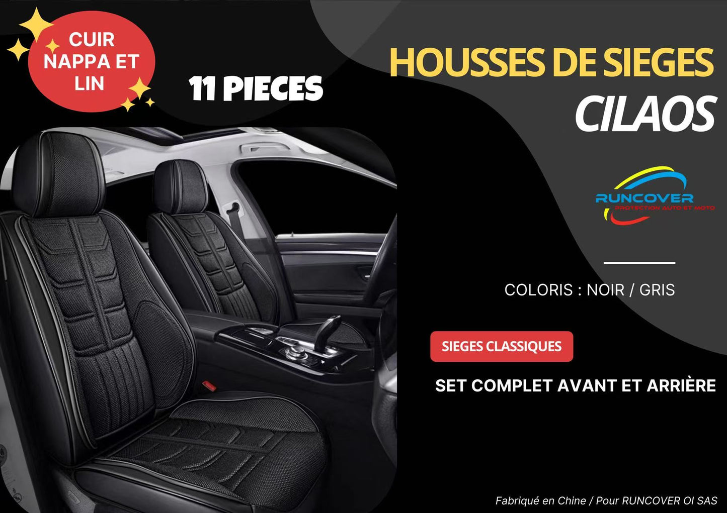 Housses de sièges CILAOS