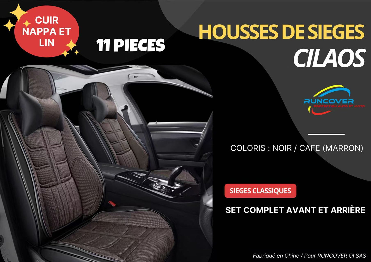 Housses de sièges CILAOS