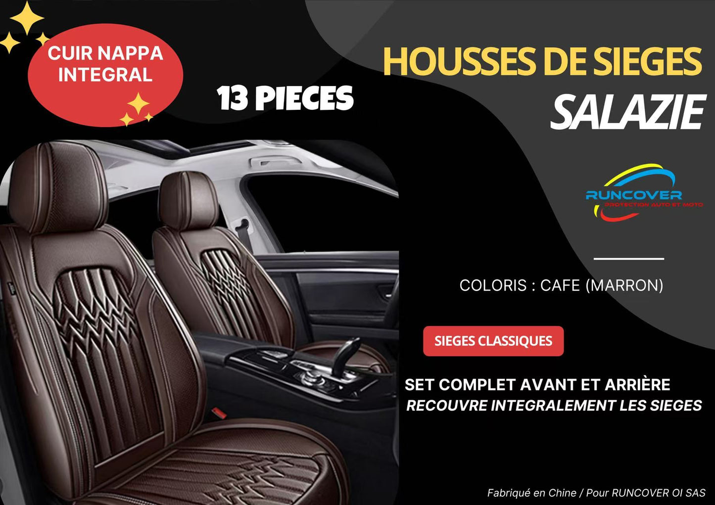 Housses de sièges SALAZIE