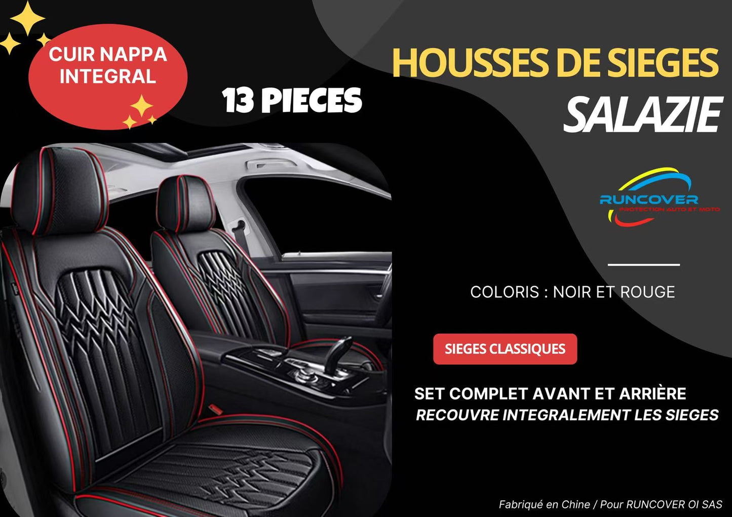 Housses de sièges SALAZIE